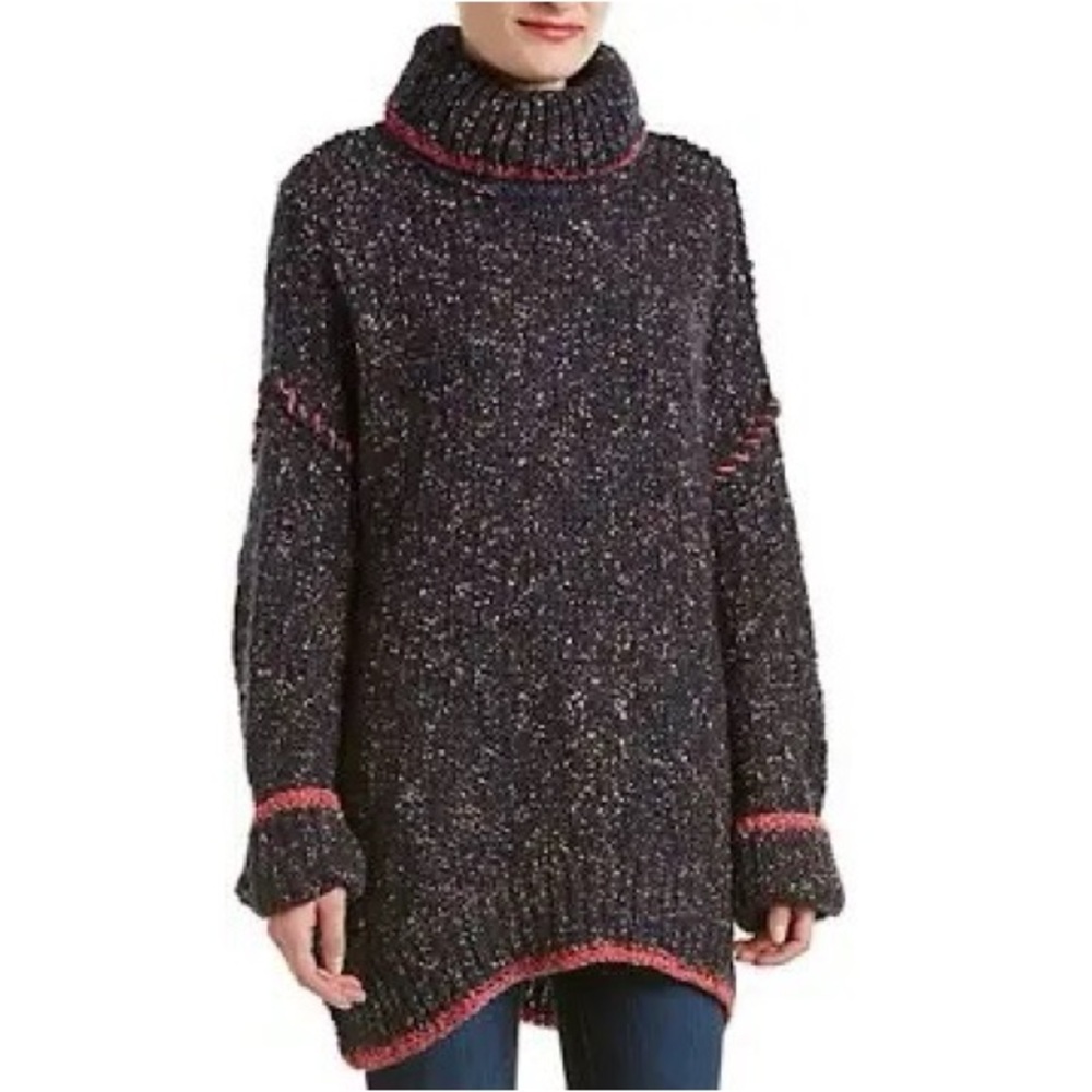 Free People Echo Wool-Blend Pullover, Oversized S… - image 3